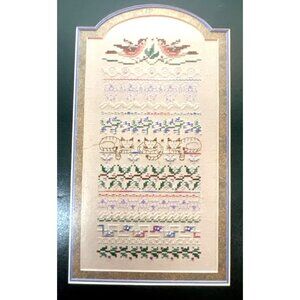 RARE Just Nan Catnip Tea Cross-Stitch Pattern Sampler Chart Instructions
